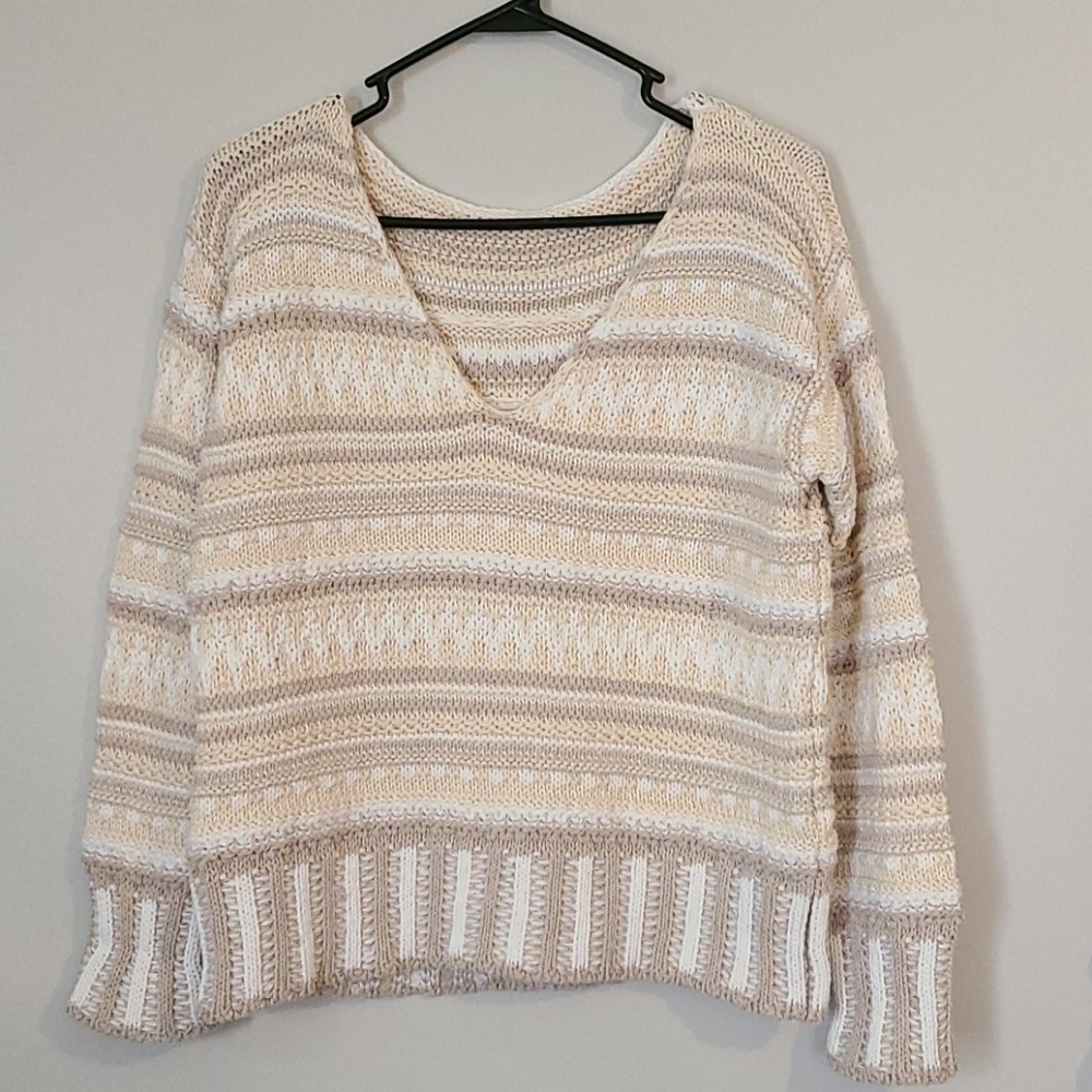 Comfy Knit V-Neck Sweater